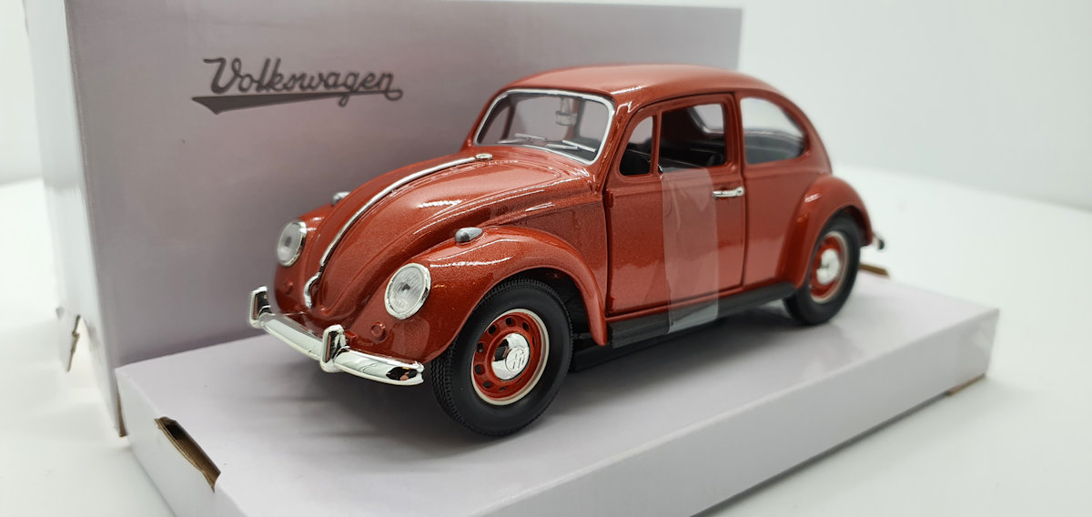 Voorspellen Ramen wassen Winkelcentrum LDC Volkswagen Beetle Kever 1967 Bruin metallic