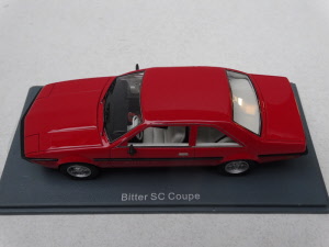 Neo 1:43 modello completo rojo Modelo de Auto 1984 Bitter SC Coupe 