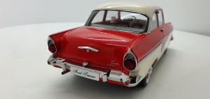 KK Scale 1957 Ford England Taunus 17M P2 Red and White 1:18